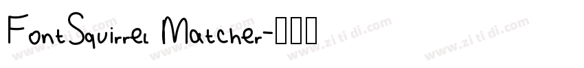 FontSquirrel Matcher字体转换